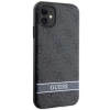 Чохол Guess 4G Stripe для iPhone 11 | XR Grey (GUHCN61P4SNK)