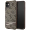 Чохол Guess 4G Stripe для iPhone 11 | XR Brown (GUHCN61P4SNW)