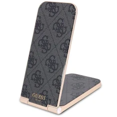 Бездротовий зарядний пристрій Guess 4G Pattern 2-in-1 15W Black with MagSafe (GUDCFAL4PEGK)