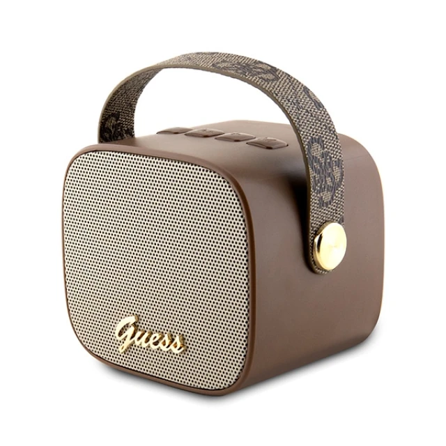 Акустична система Guess 4G Leather Script Logo with Strap Brown (GUWSB2P4SMW)