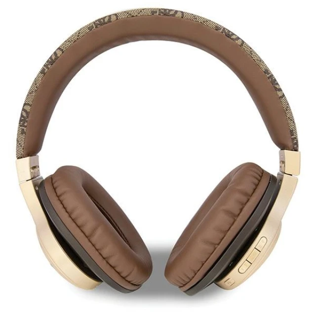 Бездротові навушники Guess 4G Script Brown (GUBH604GEMW)