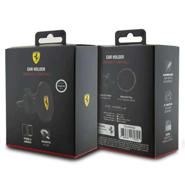 Автотримач Ferrari 2023 Collection Black with MagSafe (FECHMMAK)