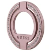 Кільце-тримач Guess Ring Stand для смартфона Pink Rhinestone with MagSafe (GUMRSALDGP)