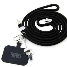 Універсальний шнурок Karl Lagerfeld Universal CBDY Cord Black (KLUCNMSCKIK)
