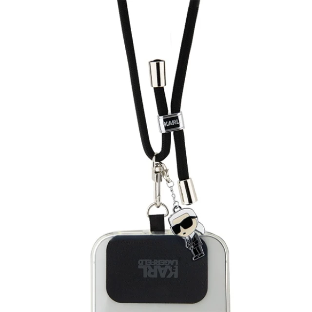 Универсальный шнурок Karl Lagerfeld Universal CBDY Cord Black (KLUCNMSCKIK)
