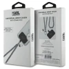 Універсальний ремінець Karl Lagerfeld Universal Hand Strap Choupette Silver (KLUCHCSKPK)