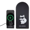 Бездротовий зарядний пристрій Karl Lagerfeld Choupette 2-in-1 15W Black with MagSafe (KLDCRFALCHNK)