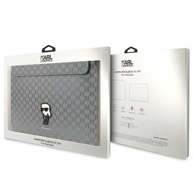 Чехол Karl Lagerfeld Saffiano Monogram Ikonik 14