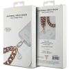 Универсальный ремешок Guess Acrylic 4G Charm Gold Brown (GUOUCBMC4MT)