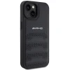 Чохол Mercedes для iPhone 15 Plus Leather Debossed Lines Black (AMHCP15MGSEBK)