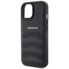 Чохол Mercedes для iPhone 15 Plus Leather Debossed Lines Black (AMHCP15MGSEBK)
