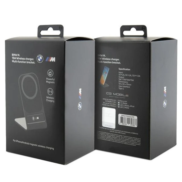 Док-станція BMW M Edition 15W Black with MagSafe (BMDCSMADGPK)