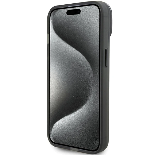 Чохол Ferrari Ring Stand 2023 Collection для iPhone 15 Plus | 14 Plus Black with MagSafe (FEHMP15MUSCAK)