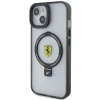 Чохол Ferrari Ring Stand 2023 Collection для iPhone 15 Plus | 14 Plus Transparent with MagSafe (FEHMP15MUSCAH)