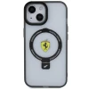 Чохол Ferrari Ring Stand 2023 Collection для iPhone 15 Plus | 14 Plus Transparent with MagSafe (FEHMP15MUSCAH)