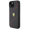 Чохол Ferrari Twist Metal Logo для iPhone 15 Plus Black (FEHCP15MPTWK)