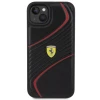 Чохол Ferrari Twist Metal Logo для iPhone 15 Plus Black (FEHCP15MPTWK)