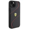 Чохол Ferrari Twist Metal Logo для iPhone 15 Plus Black (FEHCP15MPTWK)
