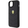 Чехол Ferrari Quilted Metal Logo для iPhone 15 Plus Black (FEHCP15MRDUK)