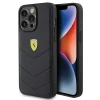 Чохол Ferrari Quilted Metal Logo для iPhone 15 Pro Max Black (FEHCP15XRDUK)