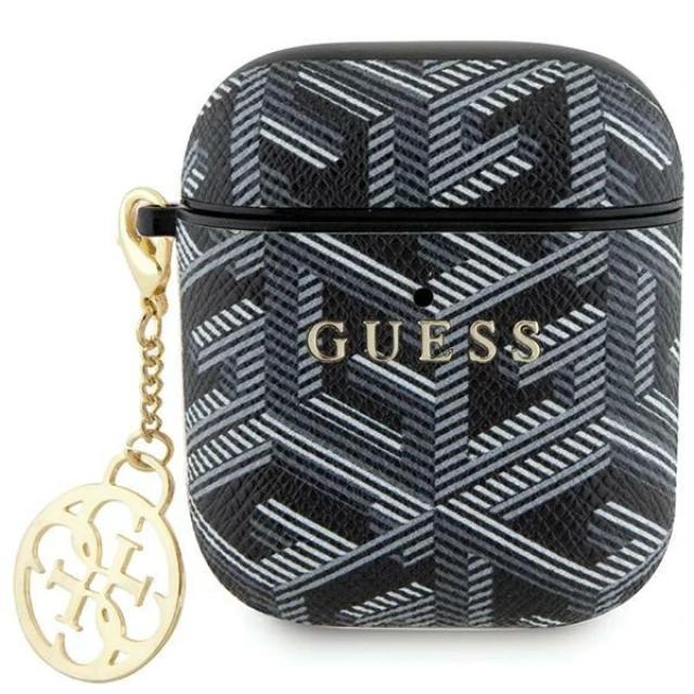 Чохол Guess GCube Charm для AirPods 2 | 1 Black (GUA2PGCE4CK)