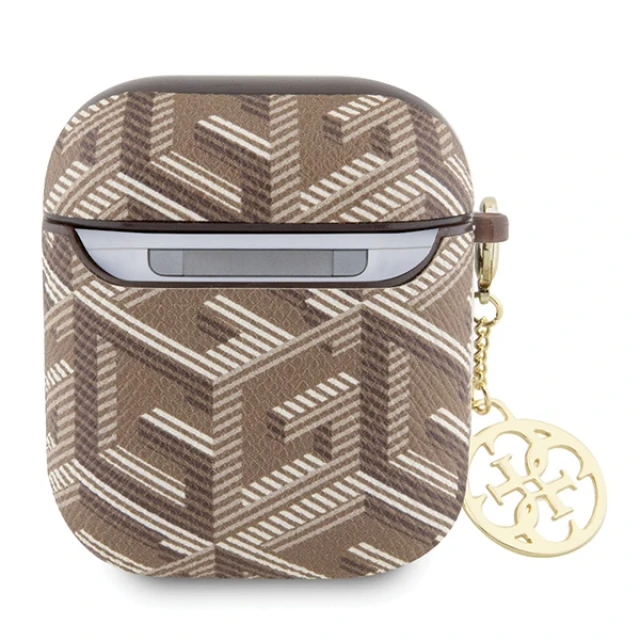 Чохол Guess GCube Charm для AirPods 2 | 1 Brown (GUA2PGCE4CW)