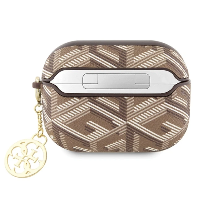 Чохол Guess GCube Charm для AirPods Pro Brown (GUAPPGCE4CW)