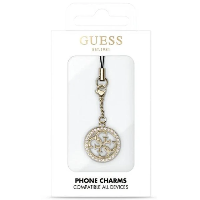 Підвіска Guess 4G Rhinestone Charm Gold (GUCPM4DRD)