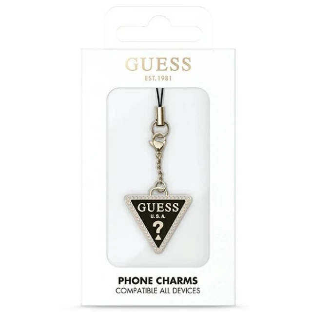 Підвіска Guess Heart Triangle Diamond Charm Gold Black (GUCPMTDCK)
