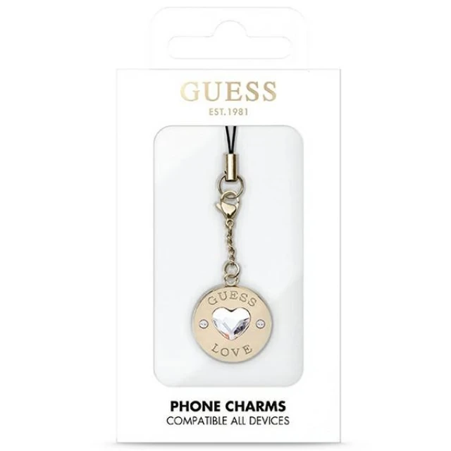 Підвіска Guess Heart Diamond Charm Gold (GUCPMHGLD)