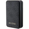 Портативний зарядний пристрій Guess 4G Leather Metal Logo 10000mAh 18W Black (GUPB10DP4GEGK)