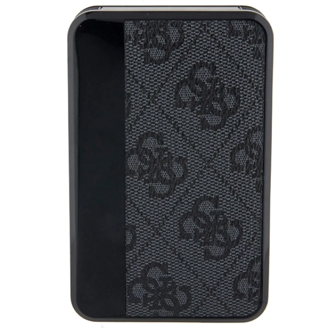 Портативний зарядний пристрій Guess 4G Leather Metal Logo 10000mAh 18W Black (GUPB10DP4GEGK)