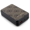 Портативний зарядний пристрій Guess 4G Leather Metal Logo 10000mAh 18W Brown (GUPB10DP4GEGW)