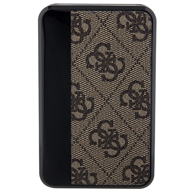 Портативний зарядний пристрій Guess 4G Leather Metal Logo 10000mAh 18W Brown (GUPB10DP4GEGW)