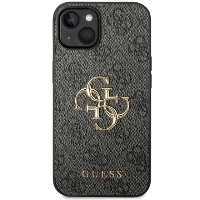 Чохол Guess 4G Big Metal Logo для iPhone 15 Grey (GUHCP15S4GMGGR)