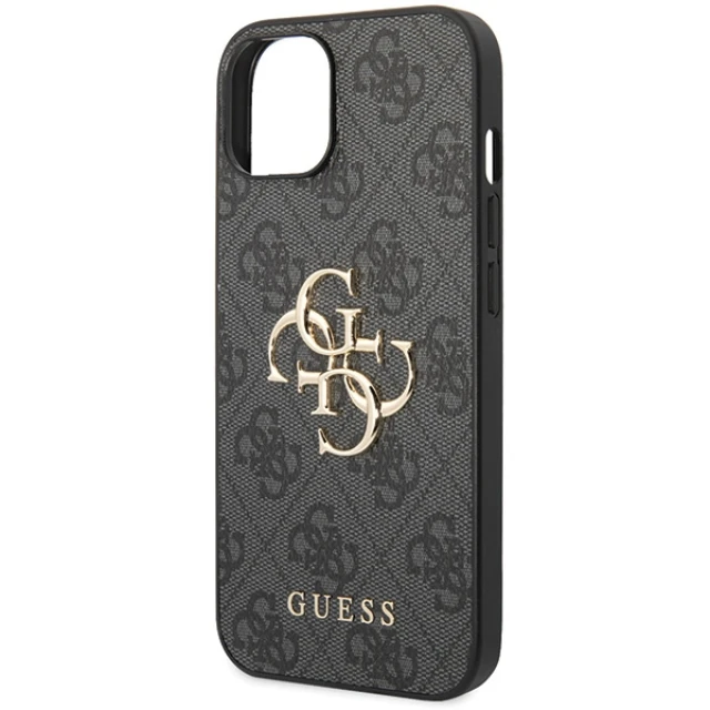 Чохол Guess 4G Big Metal Logo для iPhone 15 Grey (GUHCP15S4GMGGR)