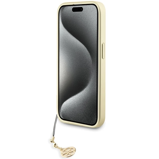 Чехол Guess 4G Charms Collection для iPhone 15 Pro Grey (GUHCP15LGF4GGR)