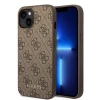 Чохол Guess 4G Metal Gold Logo для iPhone 15 Plus Brown (GUHCP15MG4GFBR)