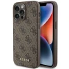 Чохол Guess 4G Metal Gold Logo для iPhone 15 Pro Max Brown (GUHCP15XG4GFBR)