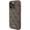 Чохол Guess 4G Metal Gold Logo для iPhone 15 Pro Max Brown (GUHCP15XG4GFBR)