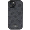 Чохол Guess 4G Metal Gold Logo для iPhone 15 Grey (GUHCP15SG4GFGR)