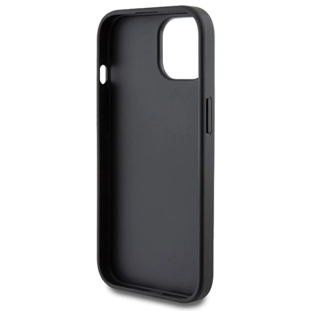 Чохол Guess 4G Metal Gold Logo для iPhone 15 Plus Grey (GUHCP15MG4GFGR)