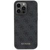 Чехол Guess 4G Metal Gold Logo для iPhone 15 Pro Max Grey (GUHCP15XG4GFGR)