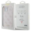 Чохол Guess 4G Metal Gold Logo для iPhone 15 Pink (GUHCP15SG4GFPI)