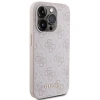Чохол Guess 4G Metal Gold Logo для iPhone 15 Pro Pink (GUHCP15LG4GFPI)