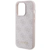 Чохол Guess 4G Metal Gold Logo для iPhone 15 Pro Pink (GUHCP15LG4GFPI)