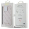 Чохол Guess 4G Metal Gold Logo для iPhone 15 Pro Max Pink (GUHCP15XG4GFPI)