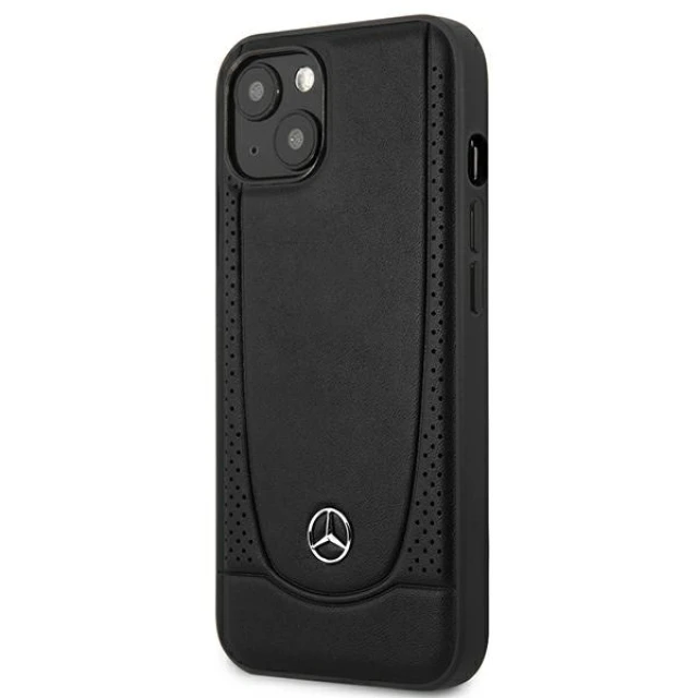 Чохол Mercedes для iPhone 15 Leather Urban Black (MEHCP15SARMBK)