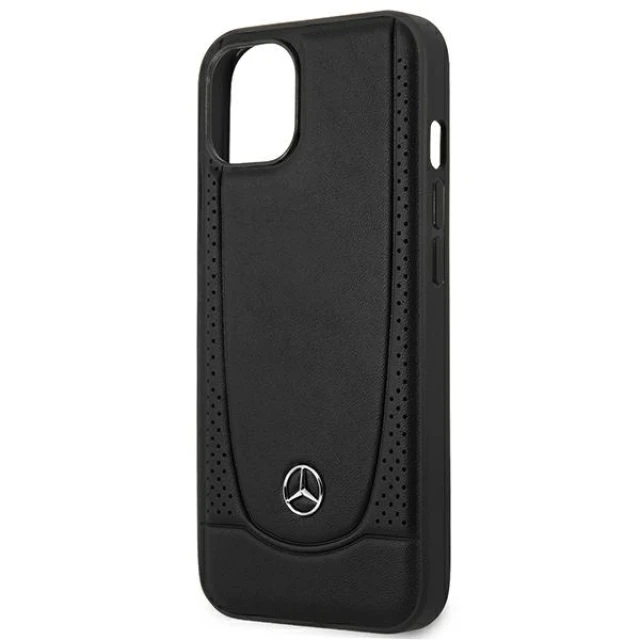 Чохол Mercedes для iPhone 15 Leather Urban Black (MEHCP15SARMBK)