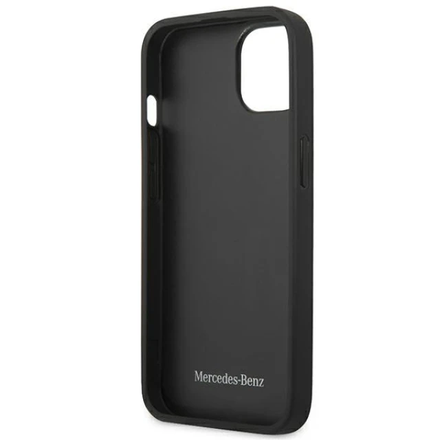 Чохол Mercedes для iPhone 15 Leather Urban Black (MEHCP15SARMBK)